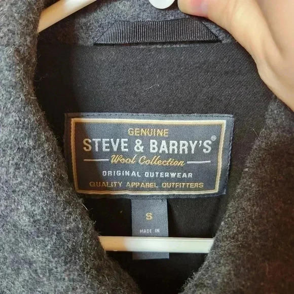 Steve & Barry's Coat Wool Collection Vintage Men's Size S 98572 - Picture 6 of 9